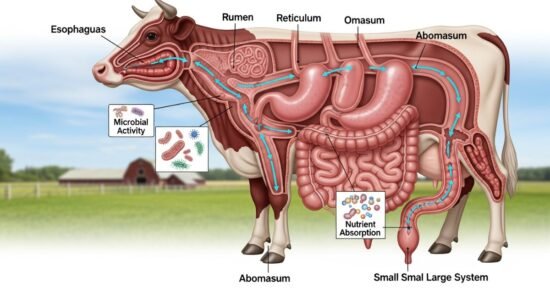 Cow Digestive System: Anatomy, Function, Rumen Biology 2026